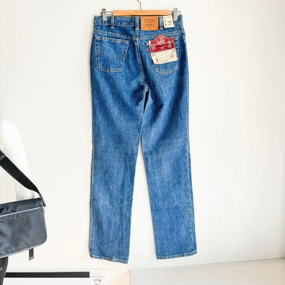 Vintage Levi's 516 Deadstock Brand new w Tags Straight leg Jeans 31/32 - Picture 8 of 9